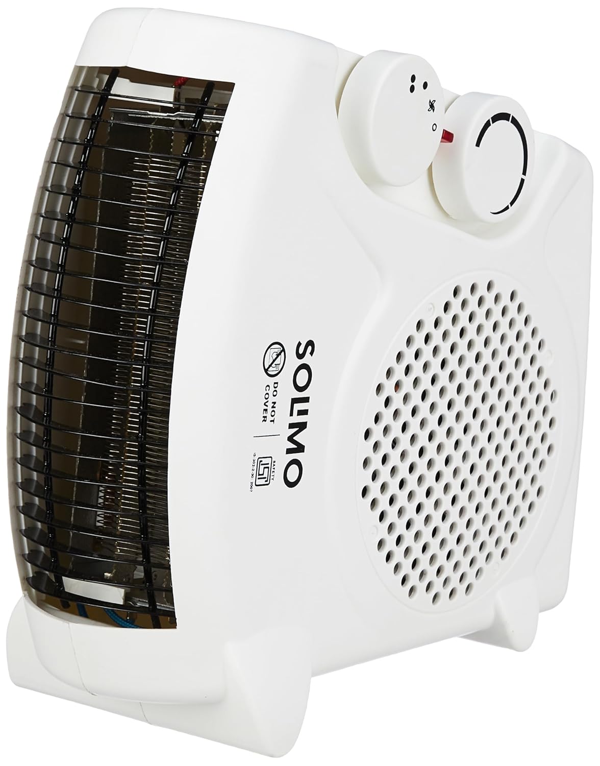 Amazon Brand - Solimo 2000-Watt Room Heater (ISI Certified, White Colour, Ideal for Small to Medium r & 2000-Watt Room Heater (ISI Certified, Beige Colour, Ideal for Small to Medium r Combo