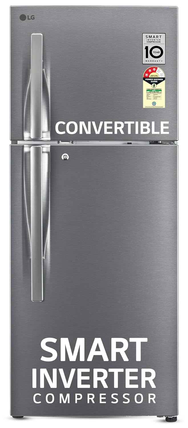 LG 240L Smart Inverter Double Door (Dazzle Steel)