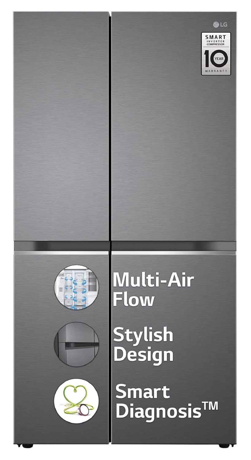 LG 655L Smart Inverter Side-by-Side Fridge