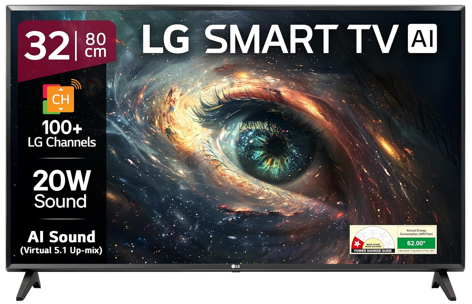 LG 80 cms (32 inches) LR600 Series Smart webOS IPS LED TV 32LR600B6LC