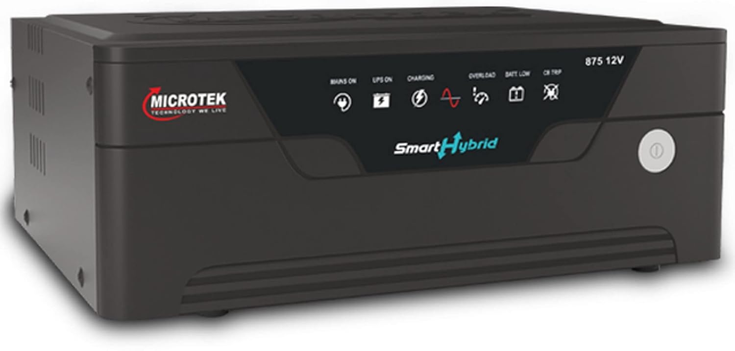 Microtek SMARTHYBRID-1275-DG_SW (12V) UPS Inverter For Home-Standard