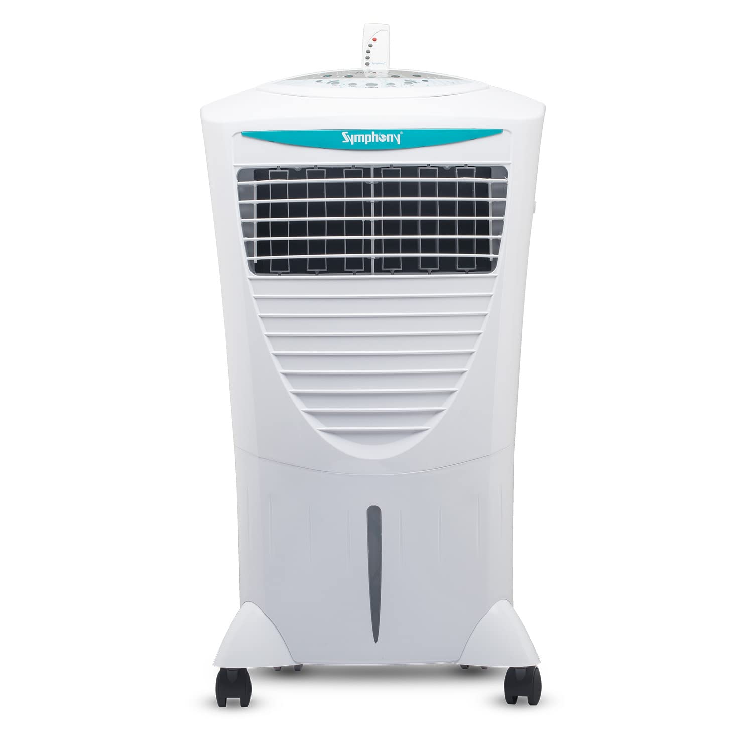 Symphony Hicool i Personal Air Cooler for Home with Remote with Honeycomb Pad, Powerful Blower, i-Pure Technology and Low Power Consumption (31L, White)