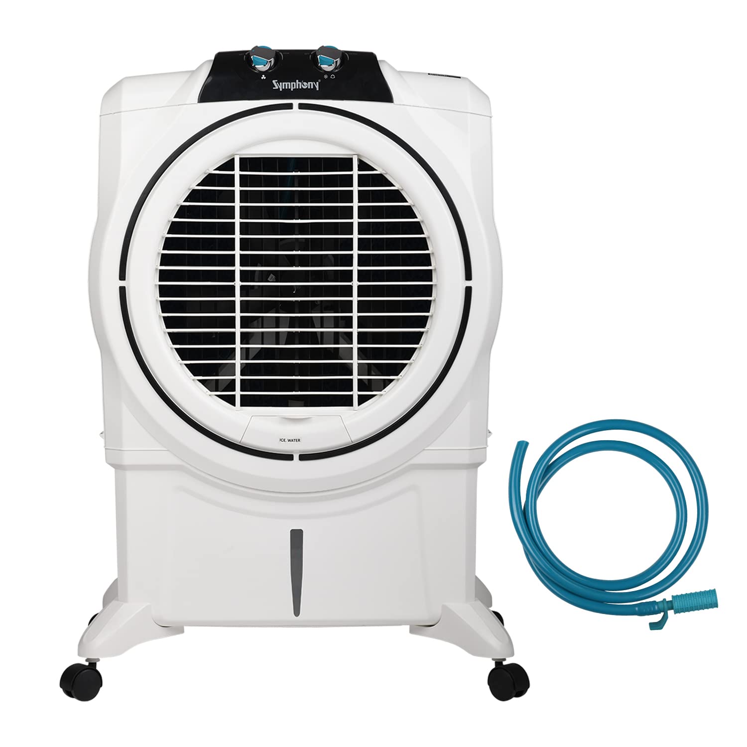 Symphony Sumo 75 XL Desert Air Cooler For Home with Honeycomb Pads, Powerful +Air Fan, i-Pure Console and Low Power Consumption (75L, White)