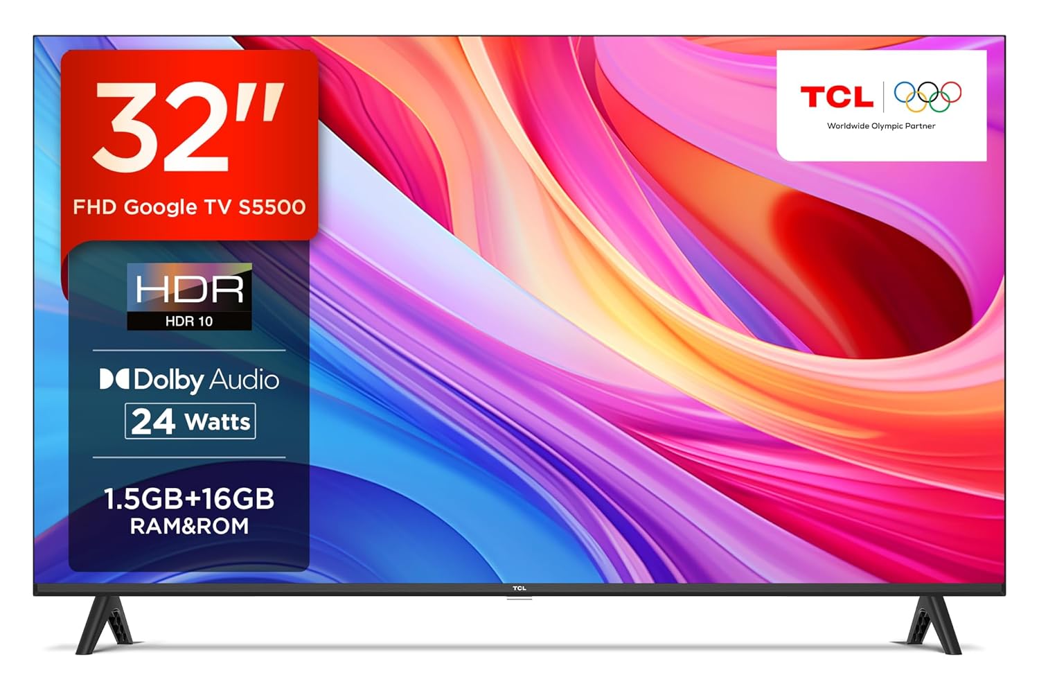 TCL 32" S5500 Full HD Google TV